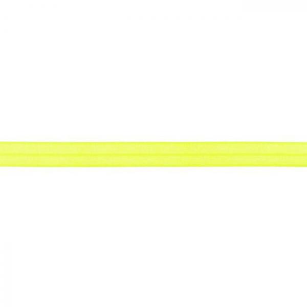Elastisches Schrägband Polyamid Breite 15 mm - Neongelb